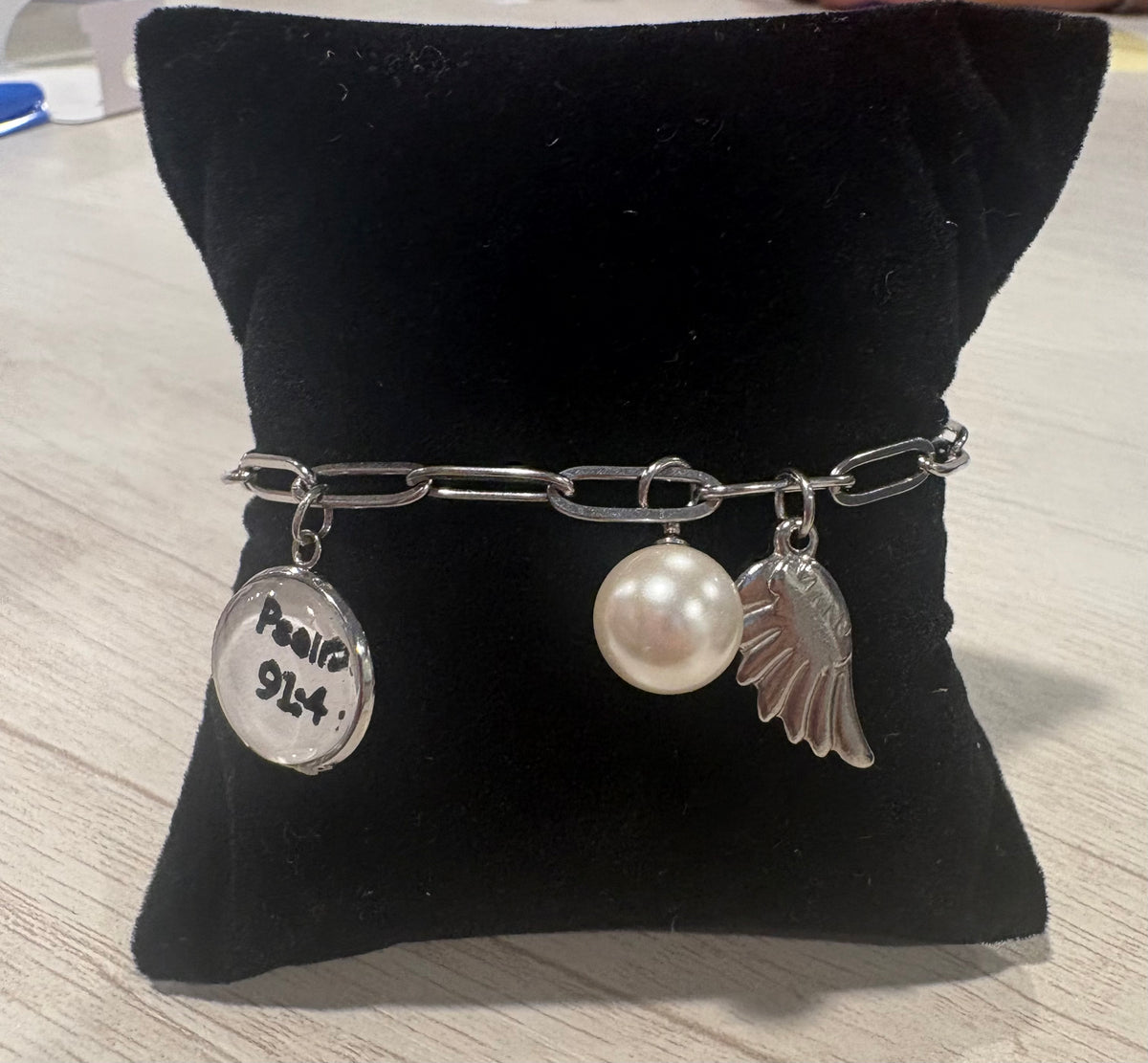 Silver Psalm 91 Bracelet